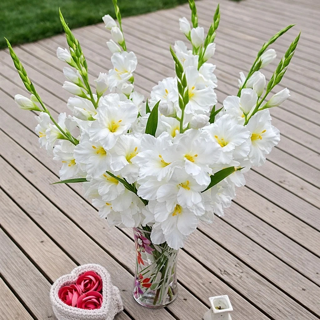 FREZJA SZTUCZNA POJEDYNCZA 90CM (kwiat 7-3 cm)