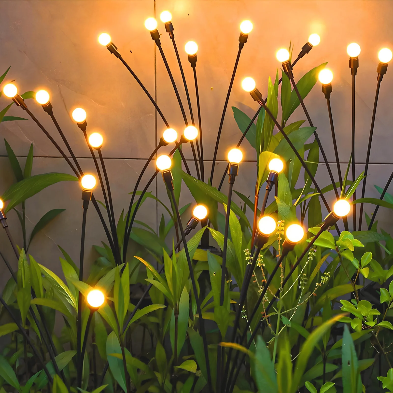 LAMPA SOLARNA WBIJANA KULECZKI 8 LED LAMPKA OGRODOWA KULE KULKI DEKORACJA