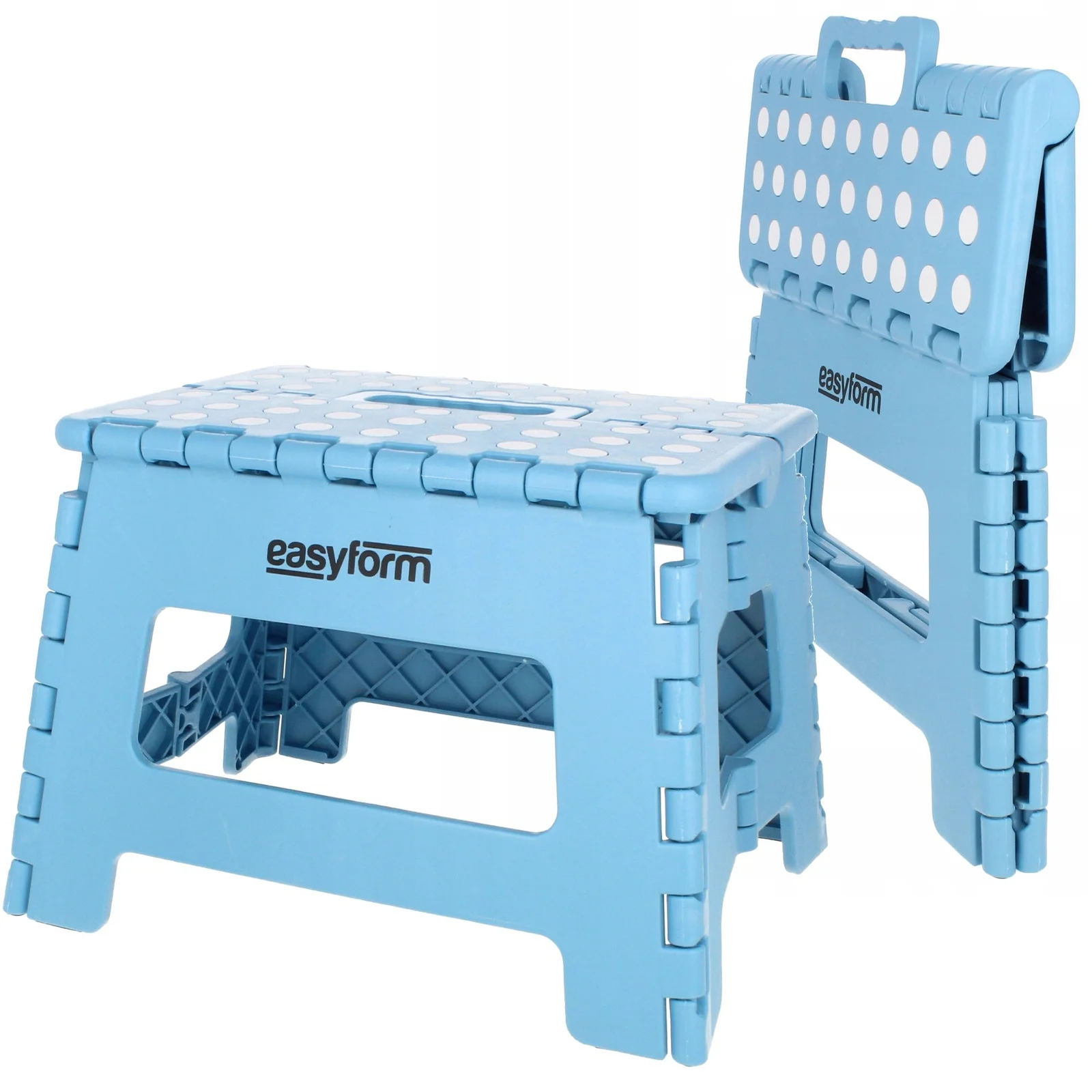 EASYFORM TABORET STOŁEK SKŁADANY 22CM - niebieski