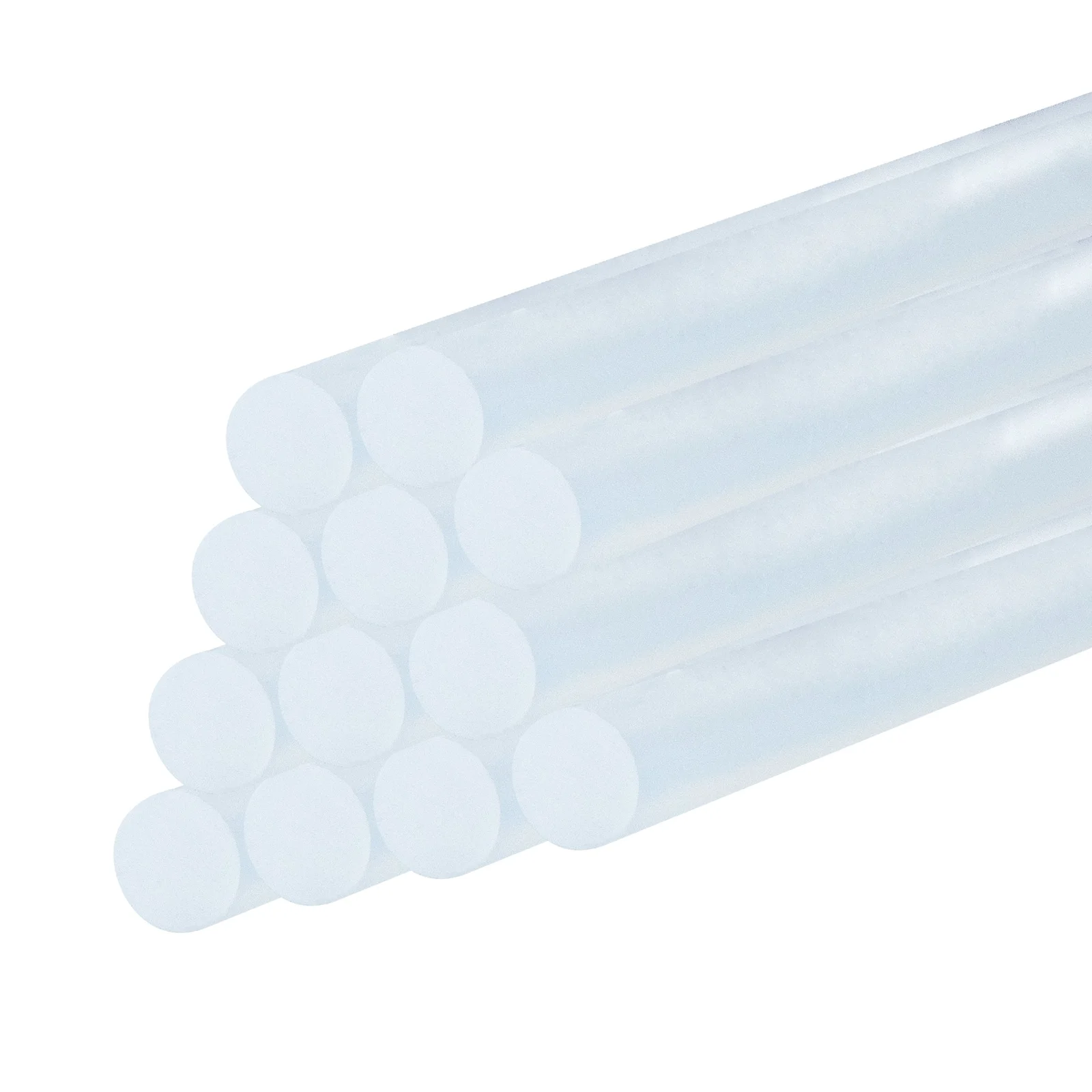 KLEJ DO PISTOLETU NA GORĄCO WKŁADY MOCNE KLEJOWE BEZBARWNE 12SZT 27CM 7MM