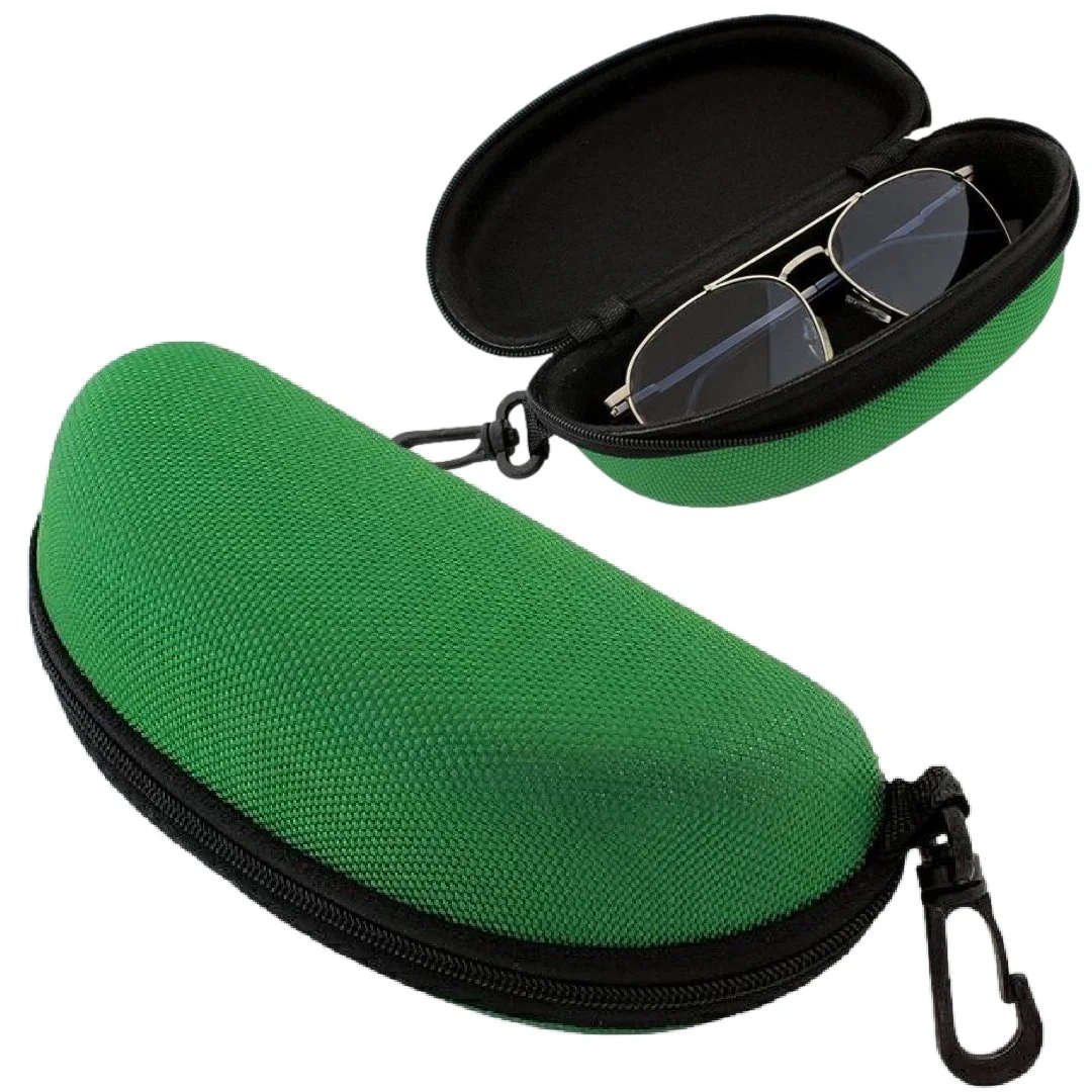 ETUI NA OKULARY TWARDE 17x8,5cm - zielony