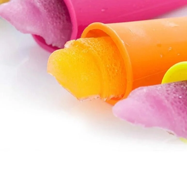 4x FORMA FOREMKA SILIKONOWA DO LODÓW LODY FOREMKI FORMY SORBET ZESTAW 4SZT