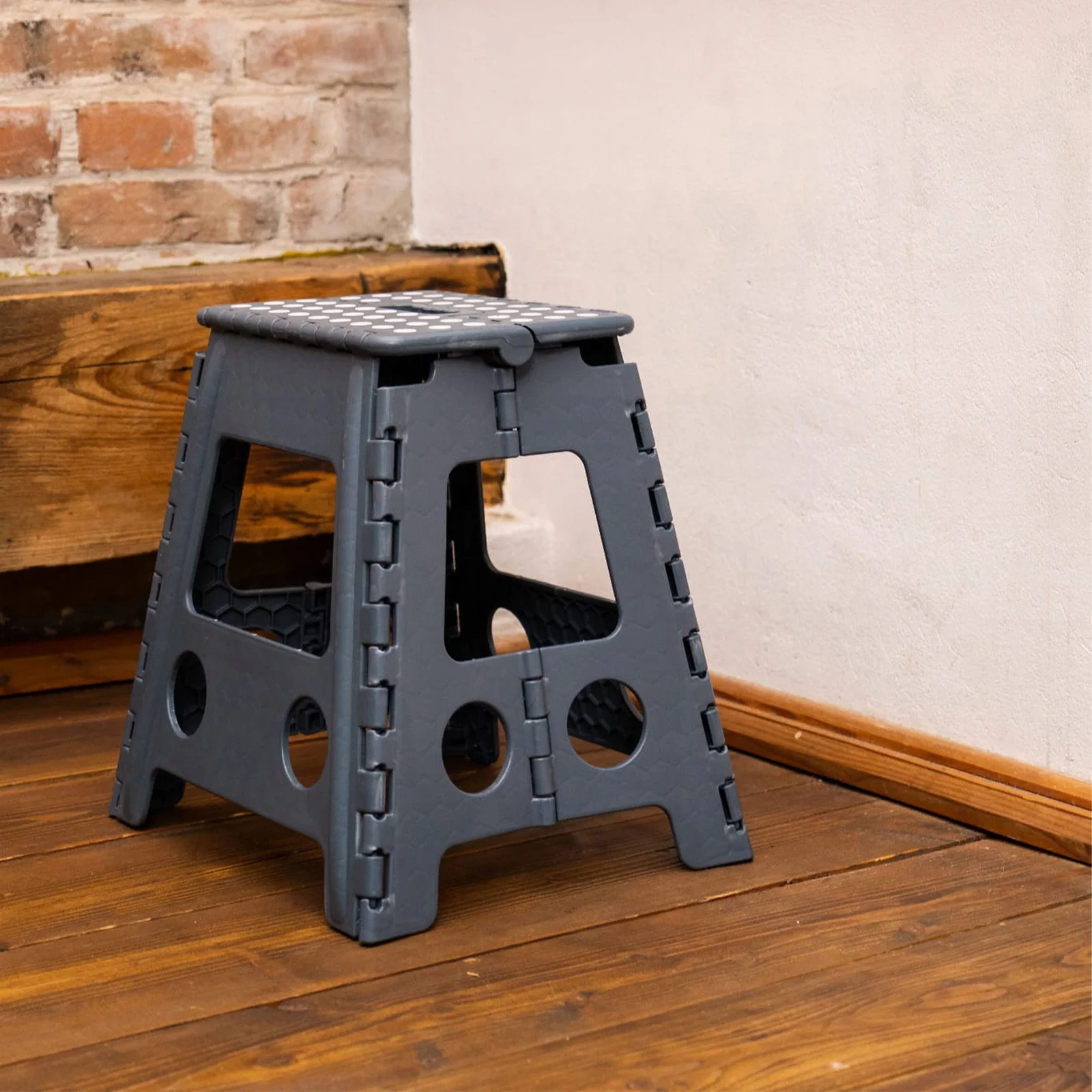 EASYFORM TABORET STOŁEK SKŁADANY 39CM - szary
