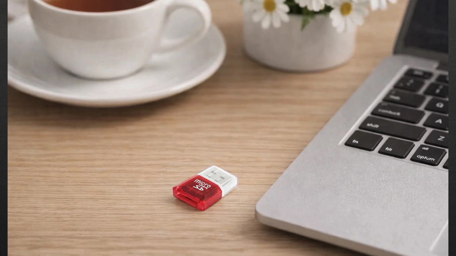CZYTNIK KART MICRO SD SDHC - czerwony