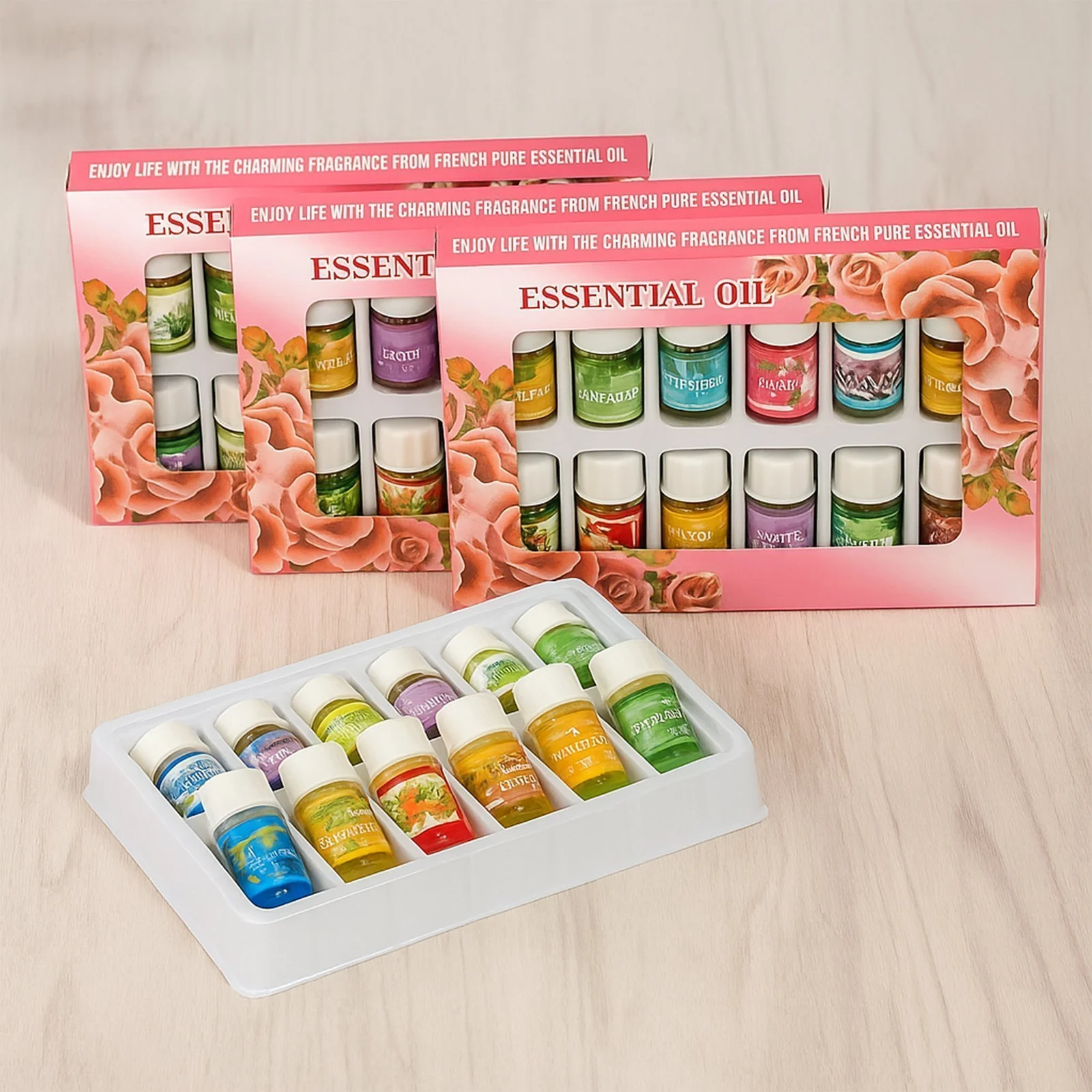 OLEJKI ZAPACHOWE DO AROMATERAPII 12szt 3ml