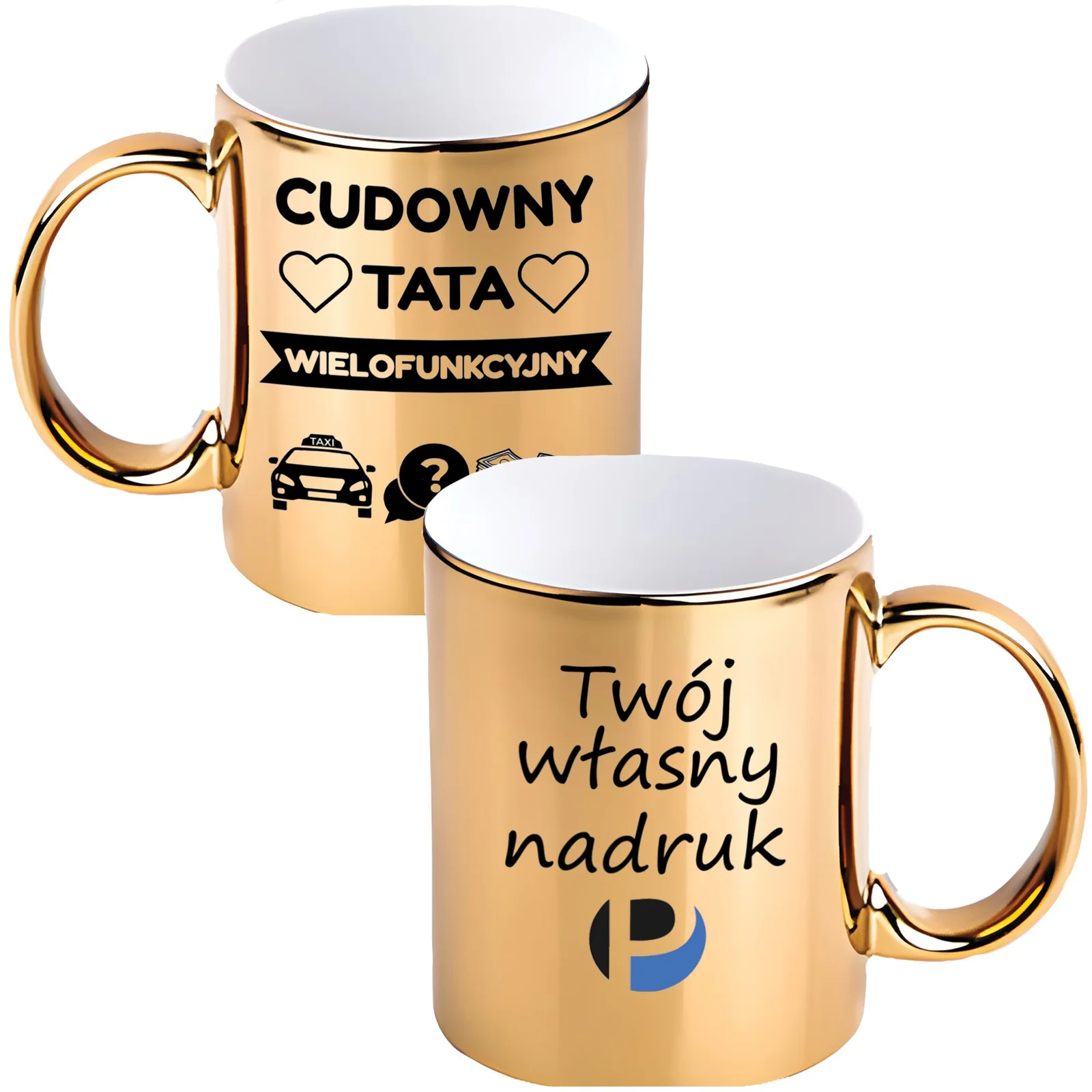 KUBEK DO SUBLIMACJI 330ML ZŁOTY