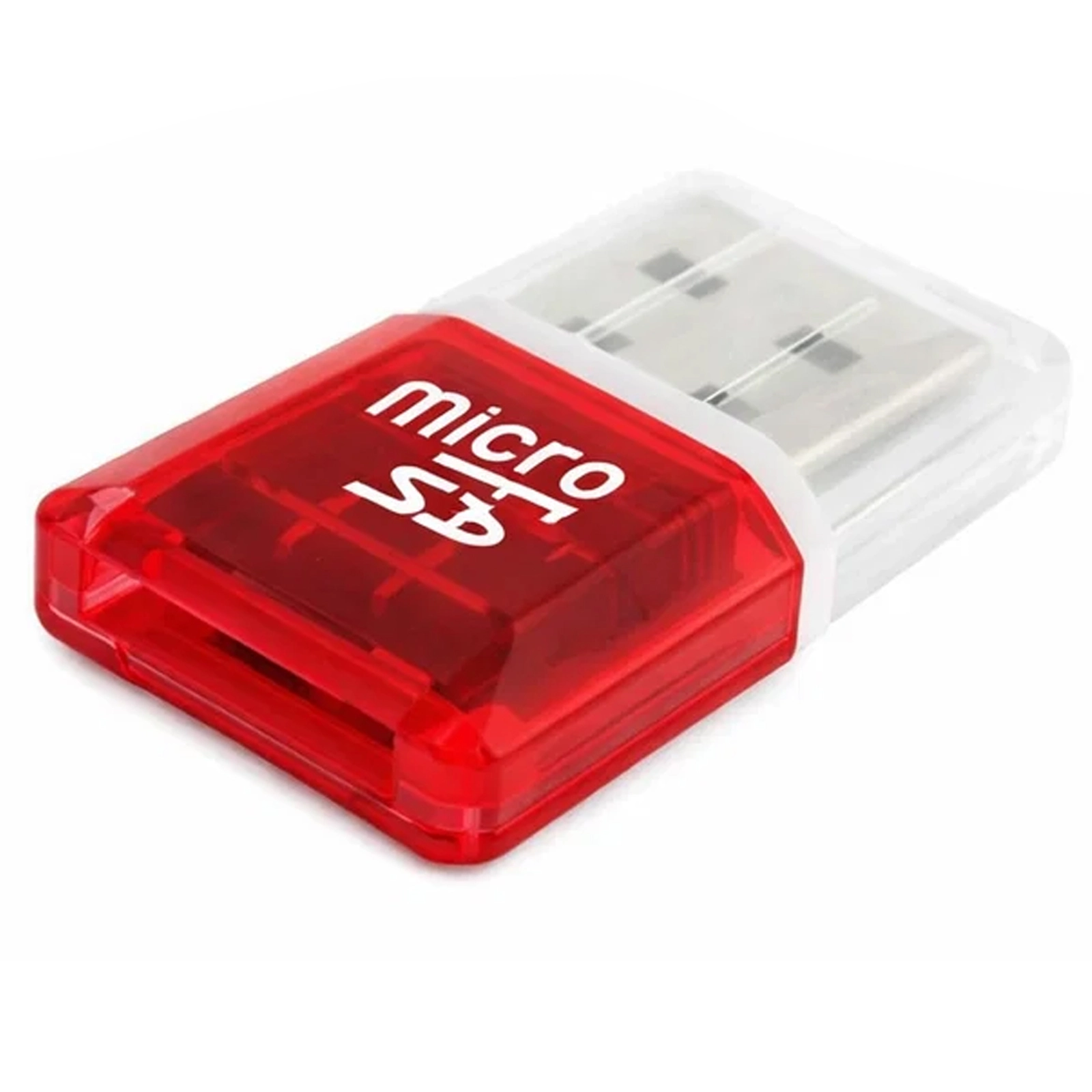 CZYTNIK KART MICRO SD SDHC - czerwony
