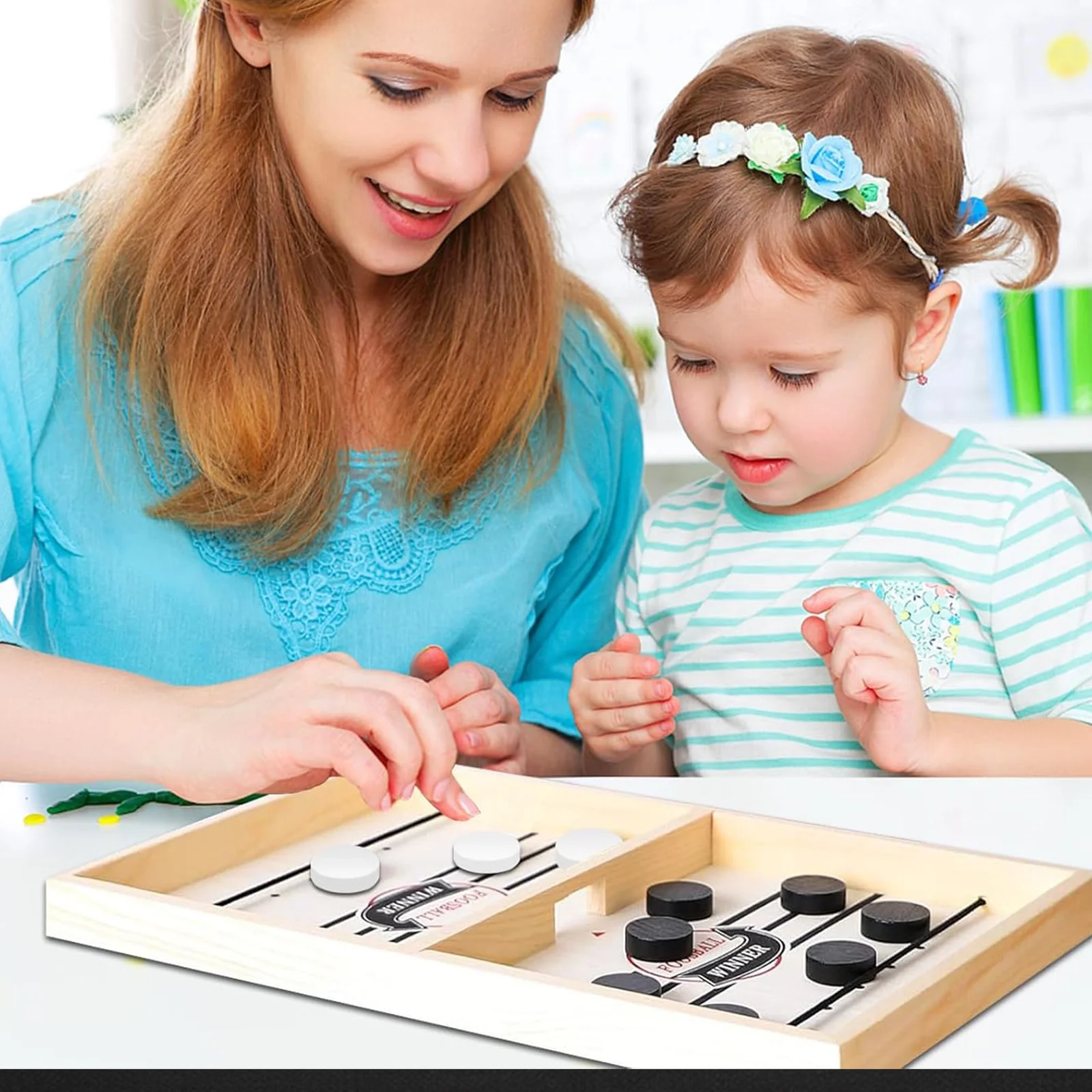 HOKEJ GRA DREWNIANA 35x22cm