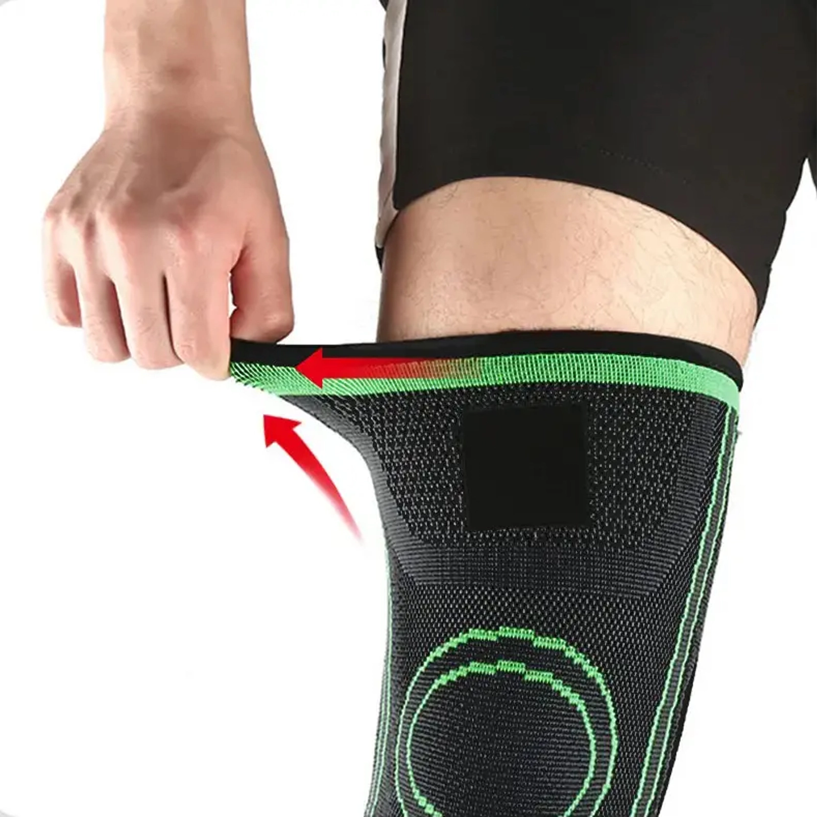 OPASKA STABILIZATOR ŚCIĄGACZ NA KOLANO ORTEZA KOLANA ZE WSPARCIEM RZEPKI