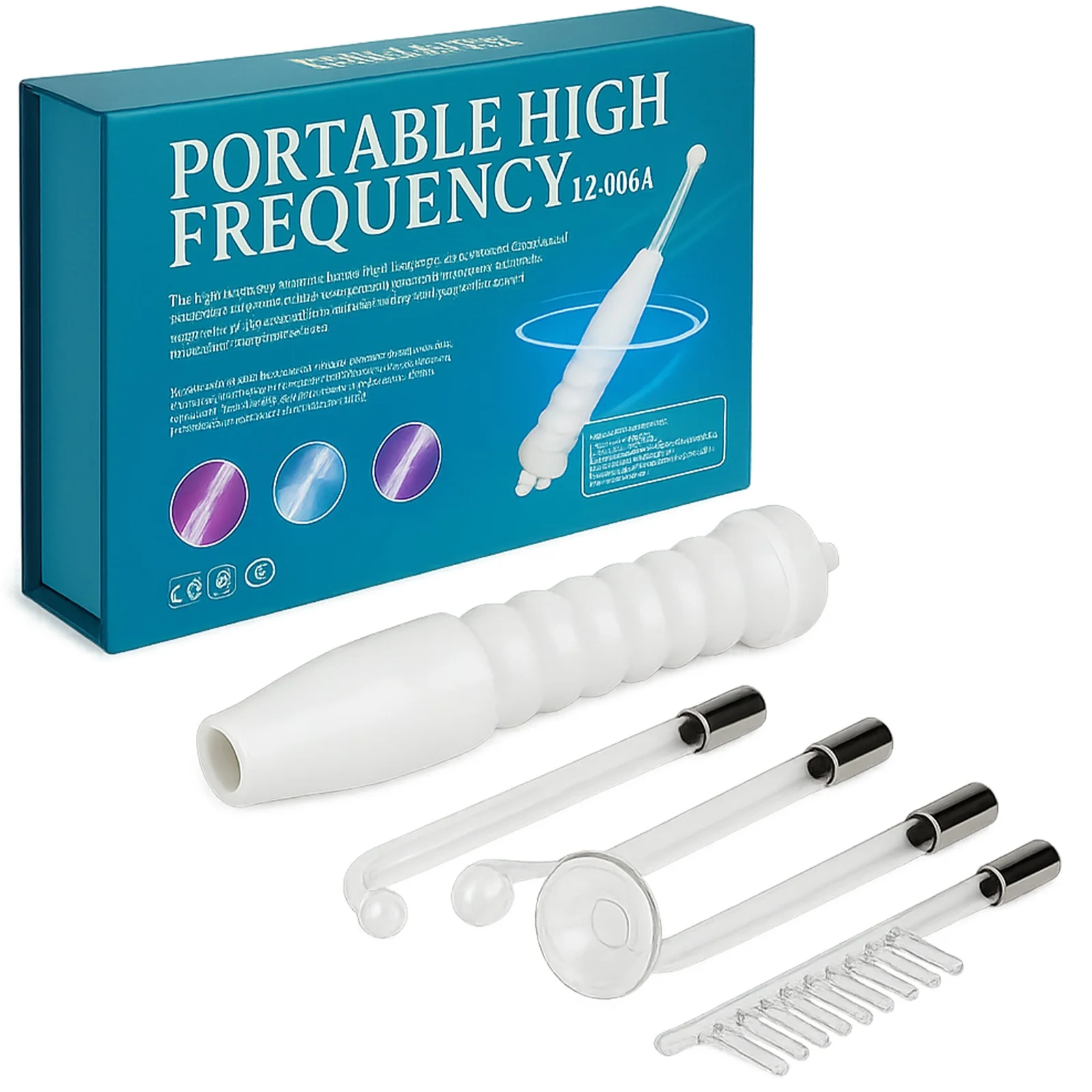 DARSONVAL 4 ELEKTRODY DERMA