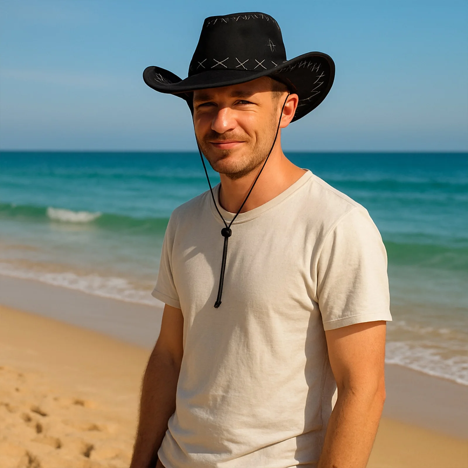 KAPELUSZ KOWBOJSKI COUNTRY WESTERN KARNAWAŁ MĘSKI DAMSKI UNISEX NA LATO