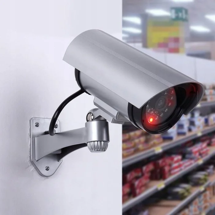 KAMERA ATRAPA IR LED MONITORING KAMERA ZEWNĘTRZNA ŚCIENNA Z DIODĄ MIGAJĄCA