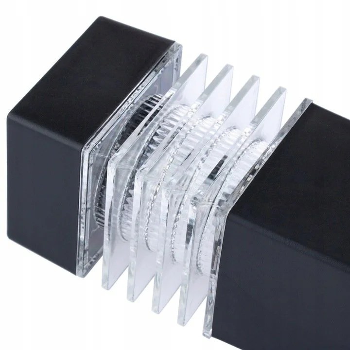 LAMPA LAMPKA SOLARNA LED WBIJANA SŁUPEK KWADRAT DEKORACJA DO OGRODU TARASU