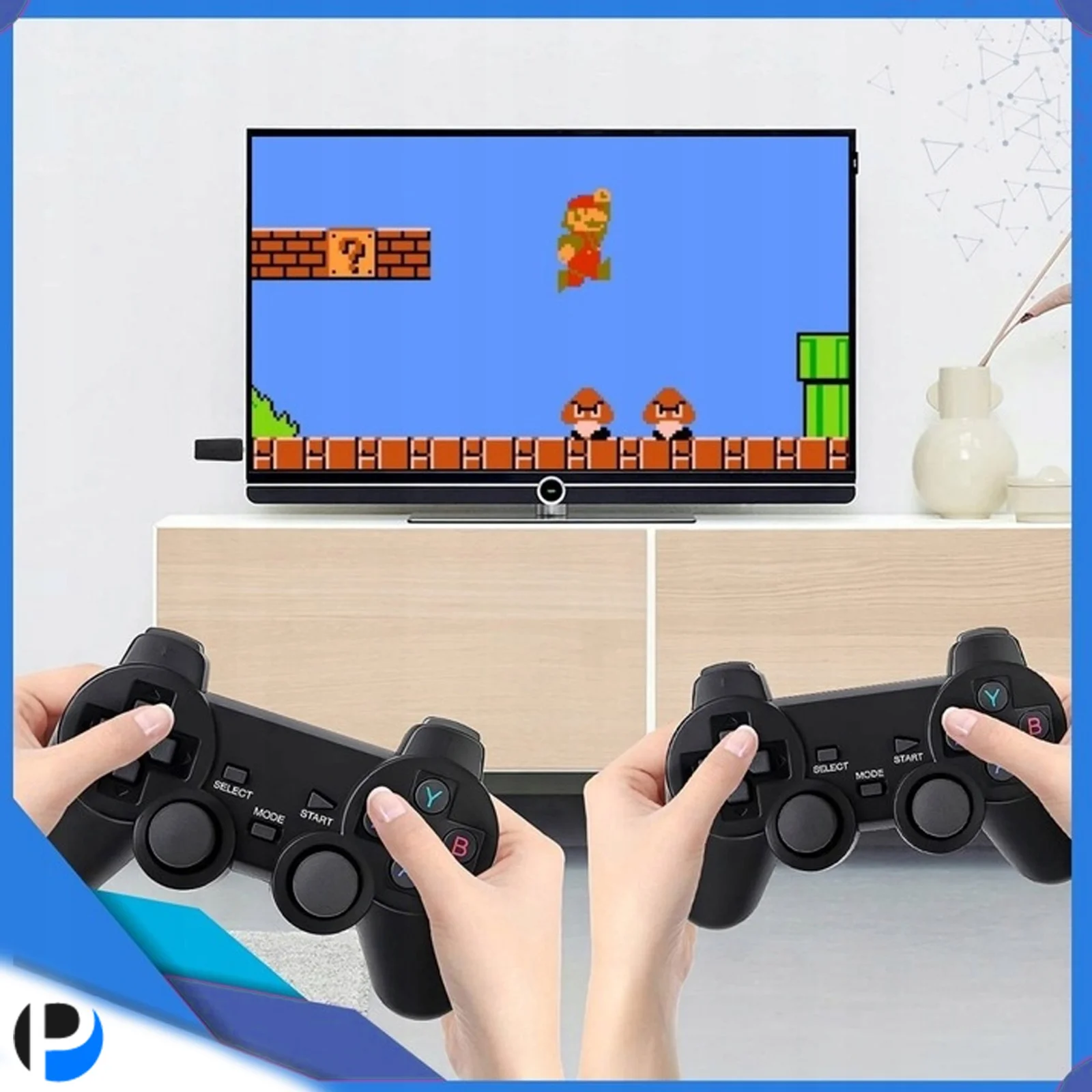 KONSOLA RETRO 10000 GIER 4K HDMI GRA PRZENOŚNA TELEWIZYJNA TV ZESTAW 2 PADY