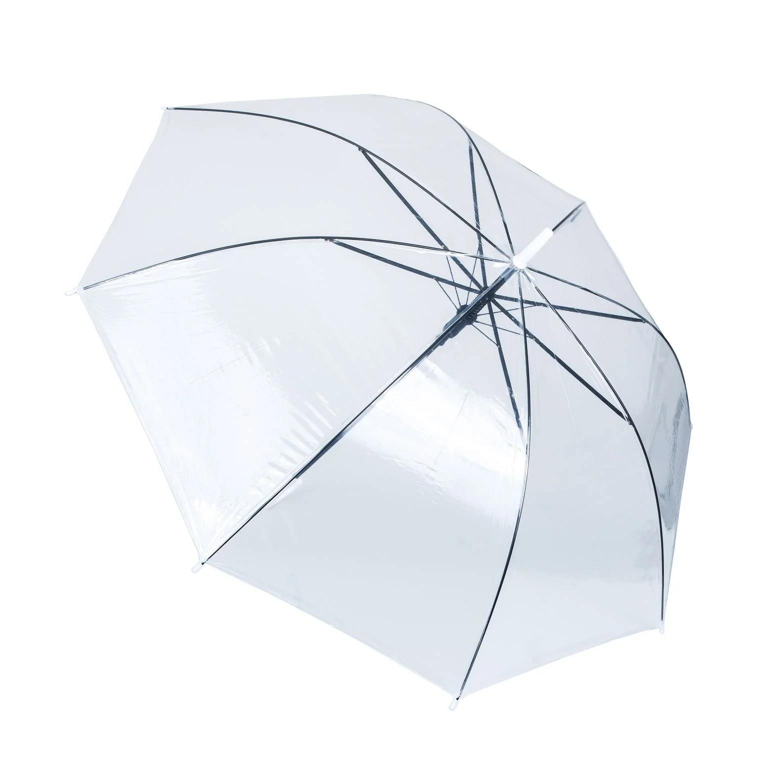 PARASOL PRZEZROCZYSTY 72cm - biały
