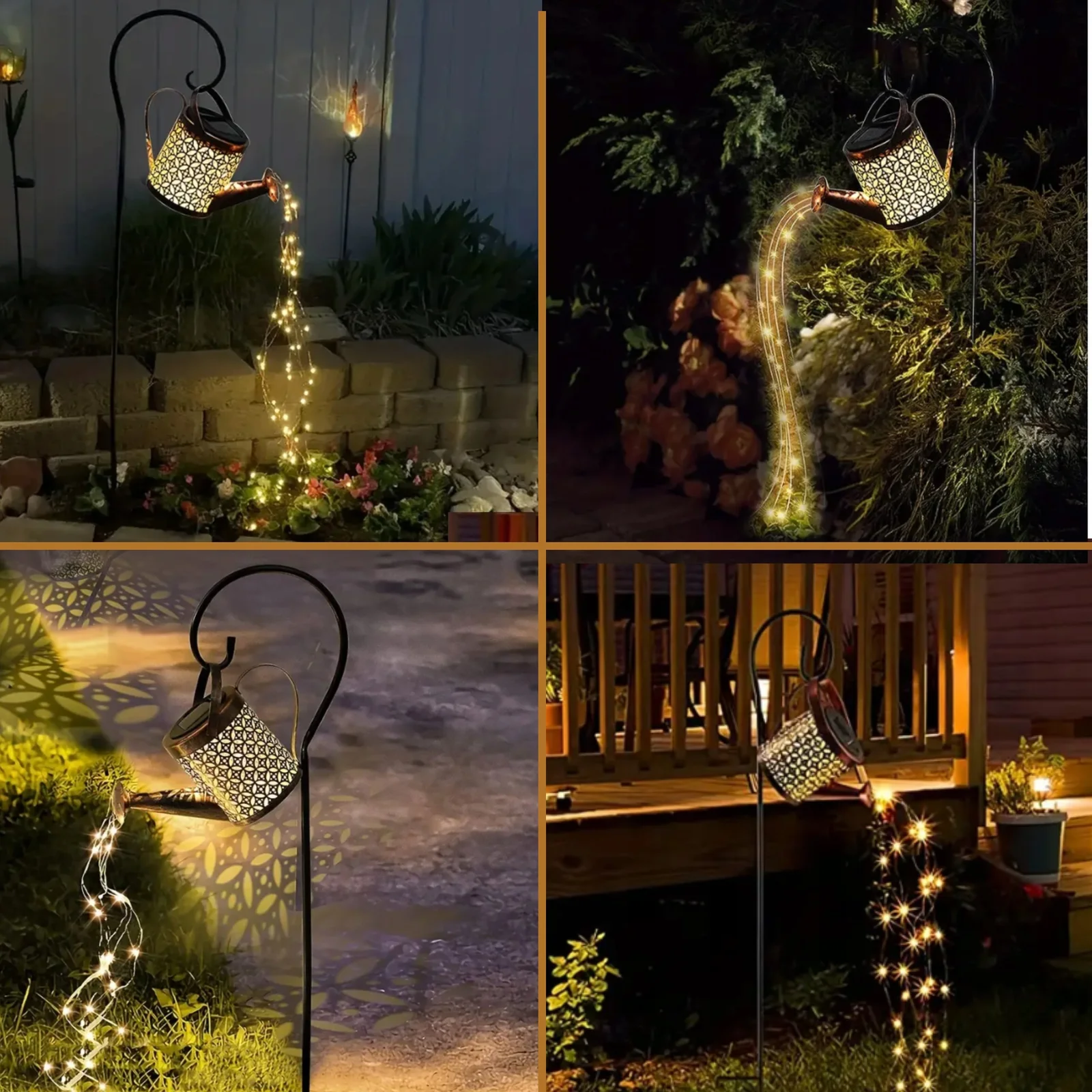 LAMPA SOLARNA OGRODOWA KONEWKA LED WBIJANA DEKORACYJNA GIRLANDA 100CM ECO