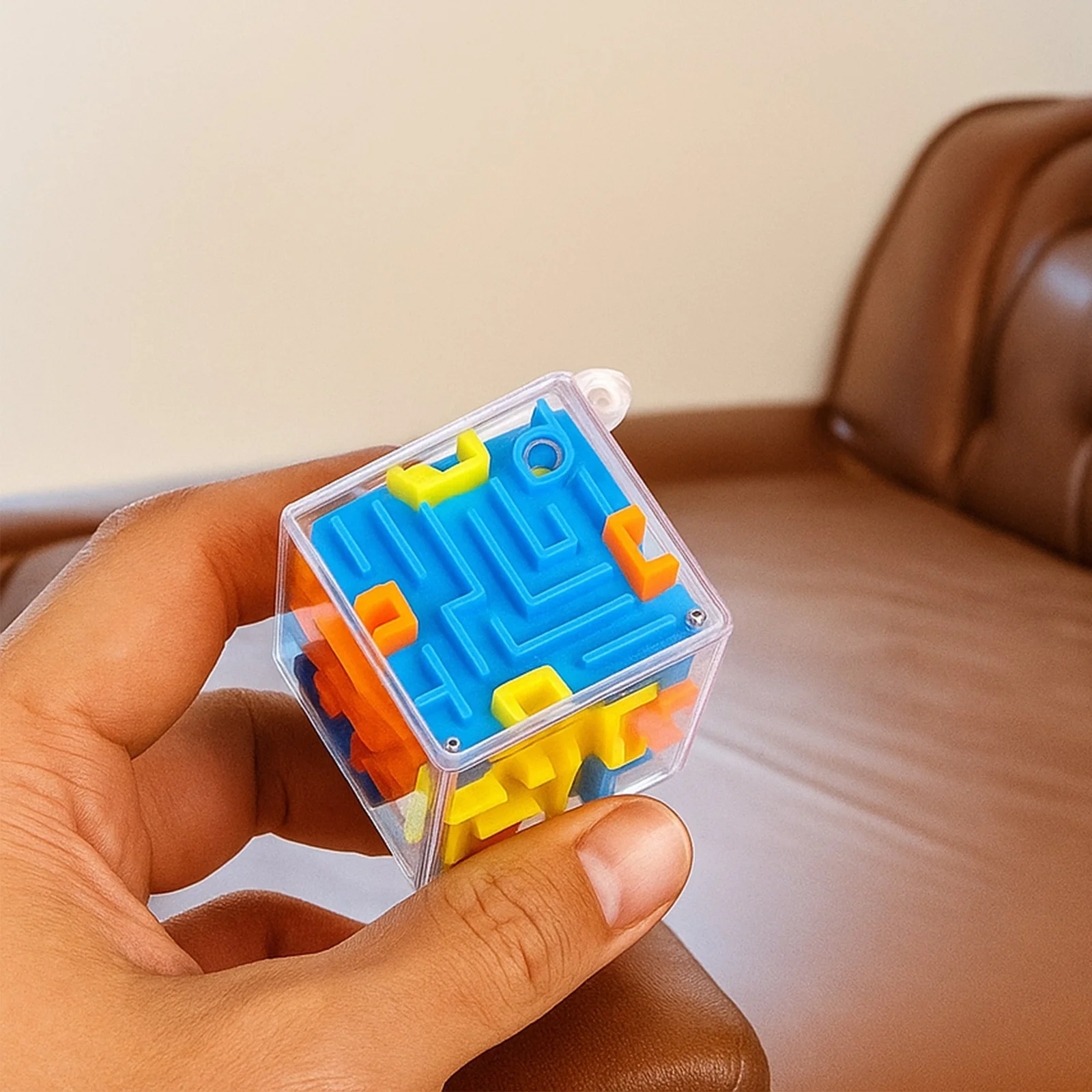 KOSTKA 3D CUBE LABIRYNT KULKOWY GRA LOGICZNA ZRĘCZNOŚCIOWA UPOMINEK ZABAWKA