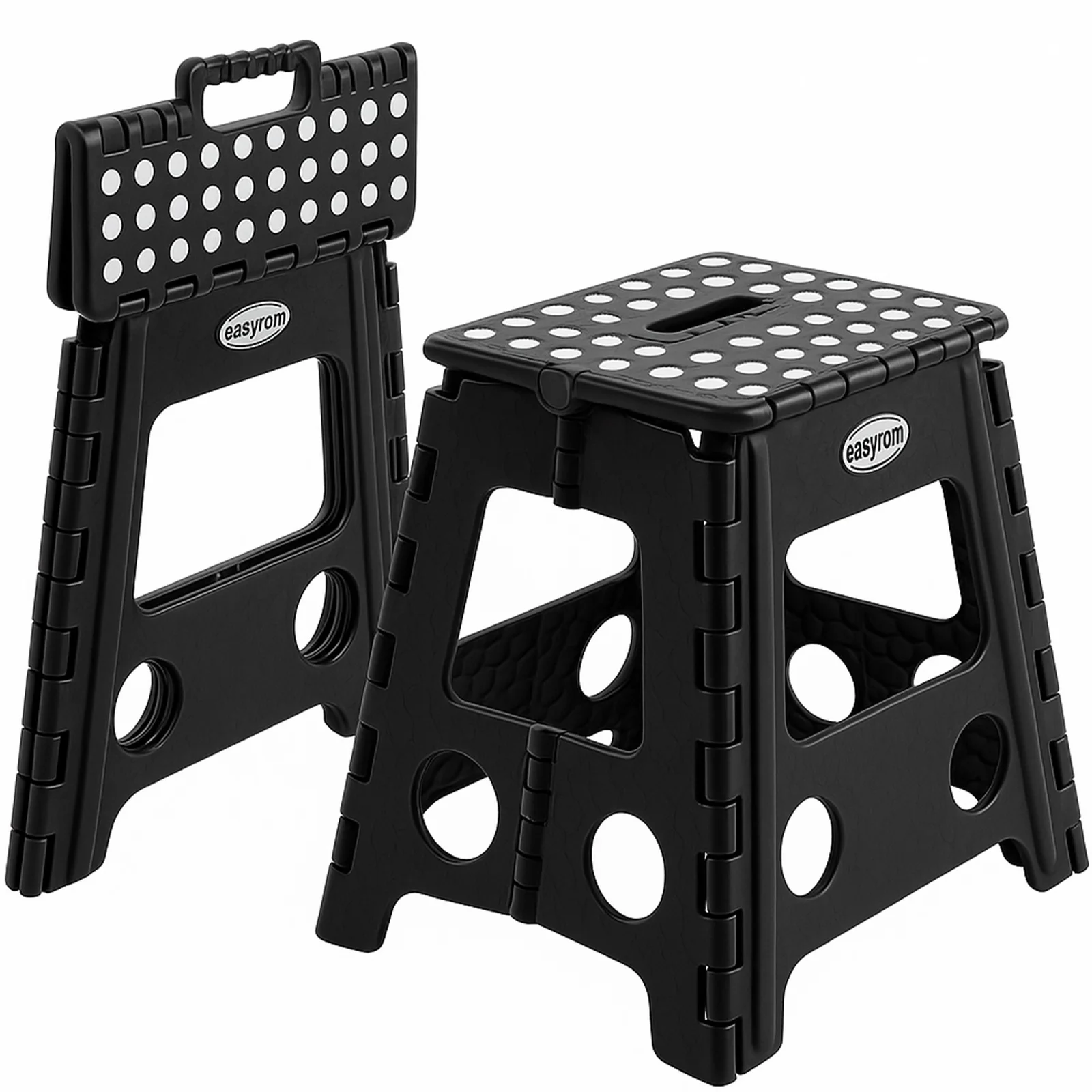 EASYFORM TABORET STOŁEK SKŁADANY 39CM - czarny
