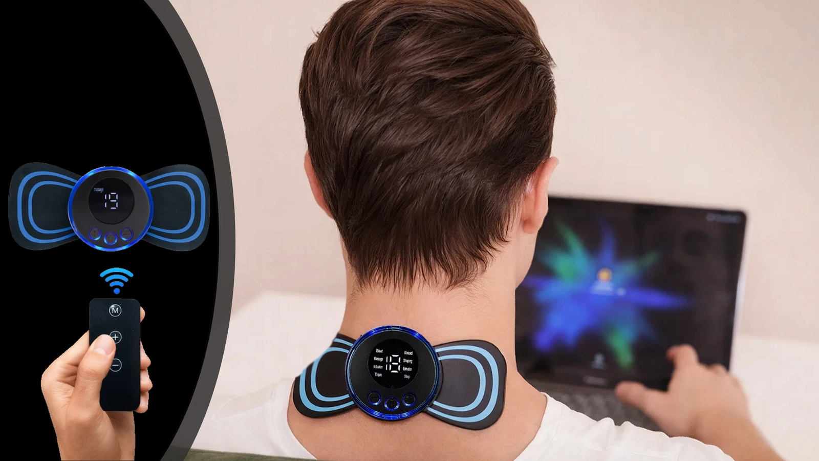 ELEKTROSTYMULATOR MINI EMS 8 TRYBÓW USB PILOT