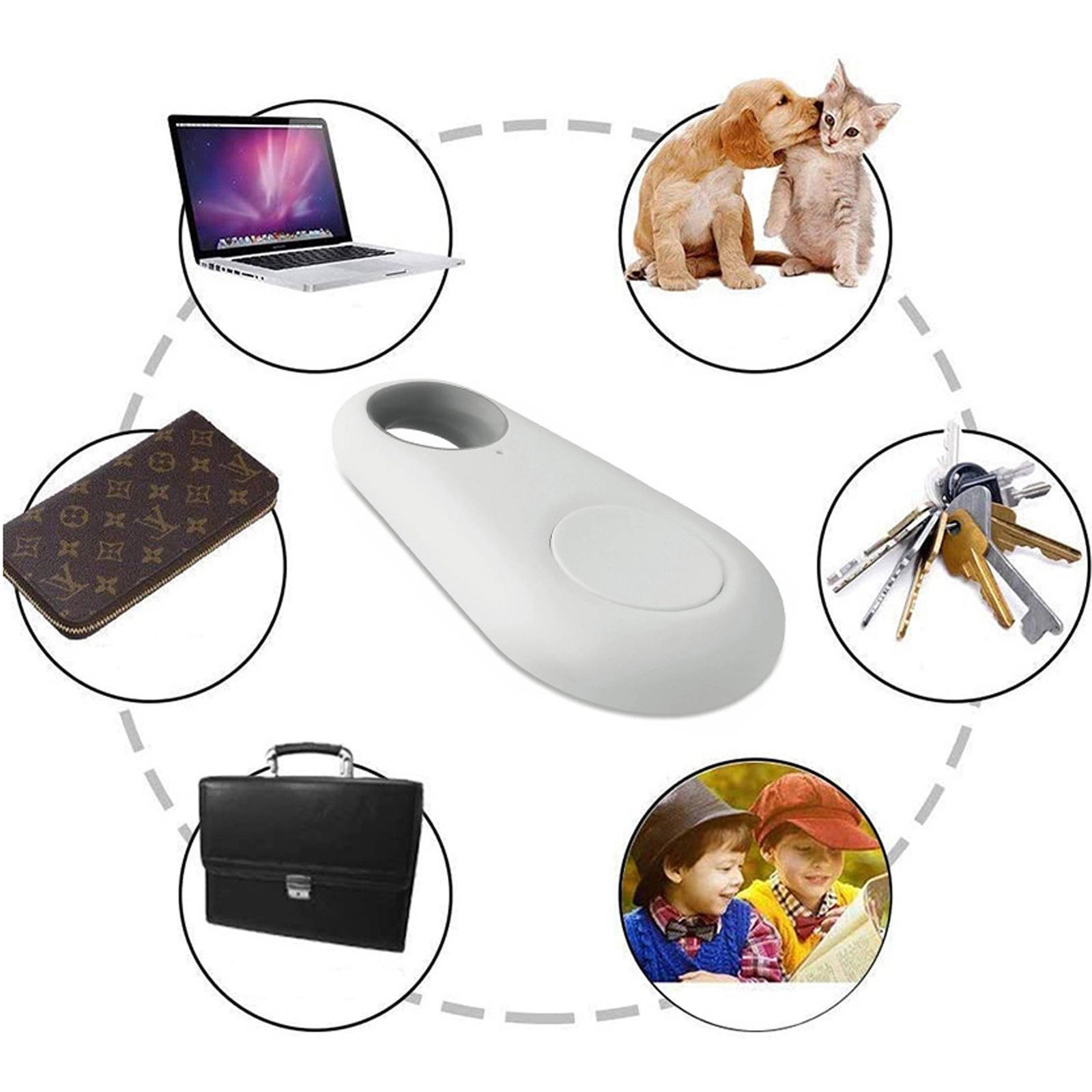 LOKALIZATOR KLUCZY BRELOK KEY FINDER APLIKACJA LOKALIZACJA BLUETOOTH NFC