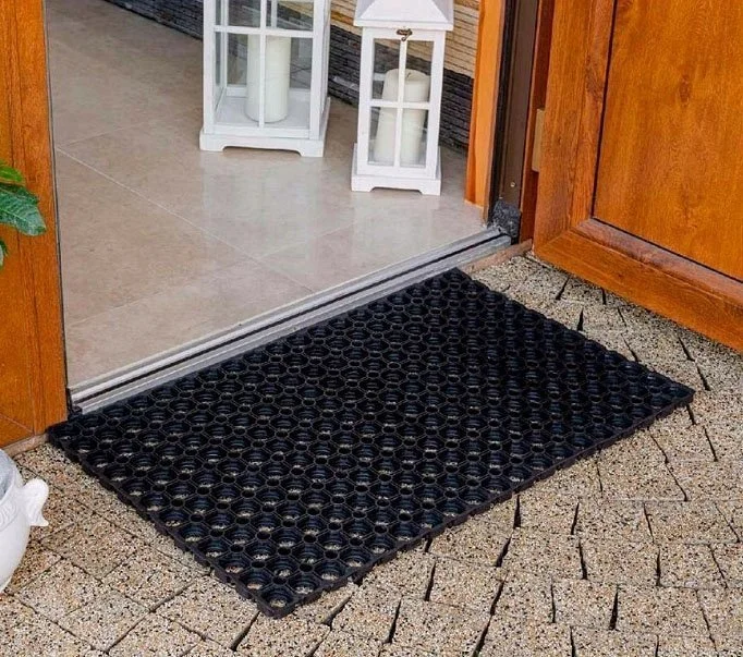 WYCIERACZKA AŻUROWA ZEWNĘTRZNA 40x60 GUMOWA GRUBA 22MM PLASTER MIODU