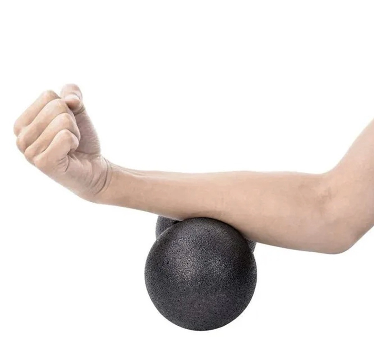 PIŁKA PODWÓJNA PIŁECZKA DO MASAŻU ROLLER MIĘŚNI SILIKON BARDZO TWARDA 13CM