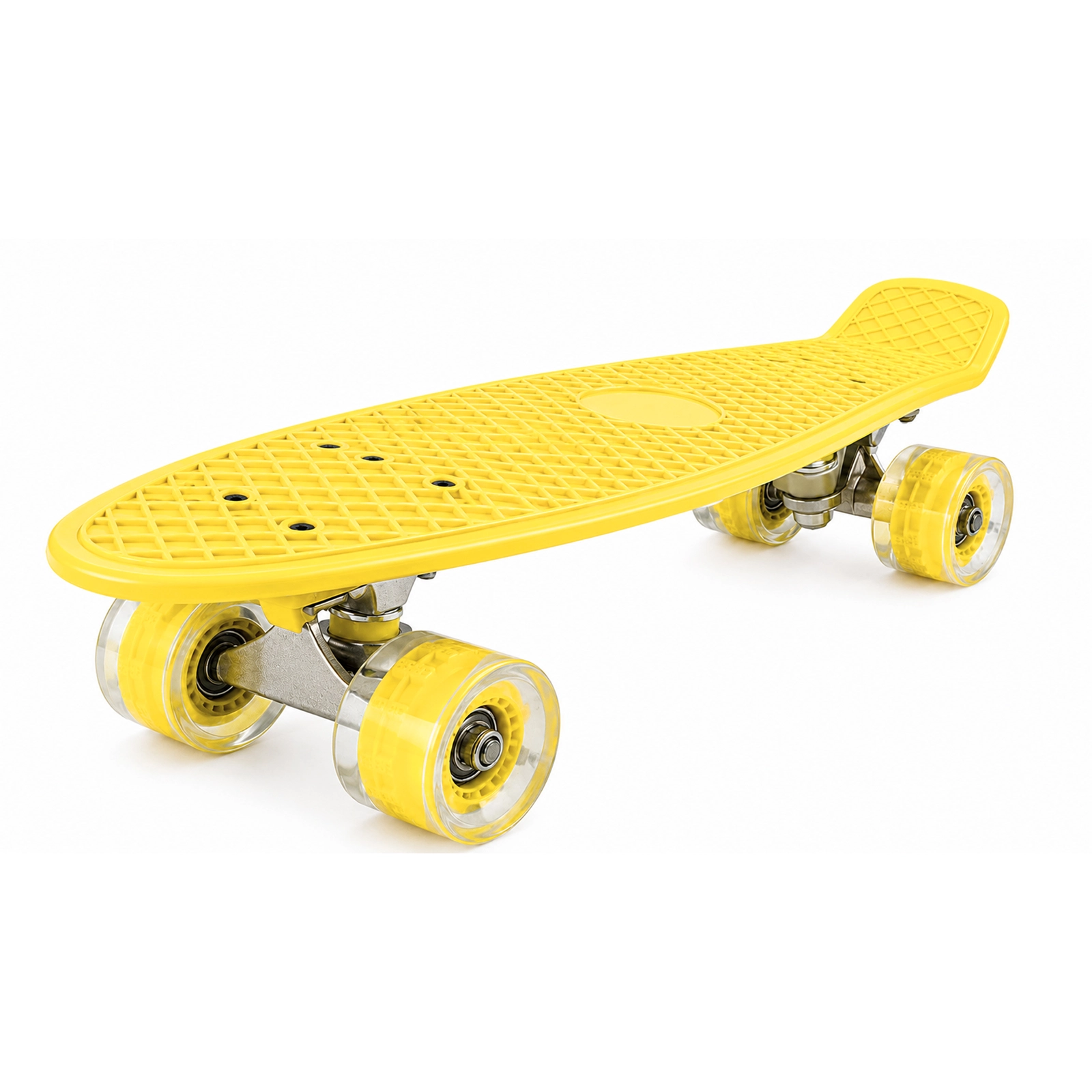 FISZKA DESKOROLKA FISHBOARD DLA DZIECKA ŚWIECĄCE KOŁA LED 56x15CM 82A RGB