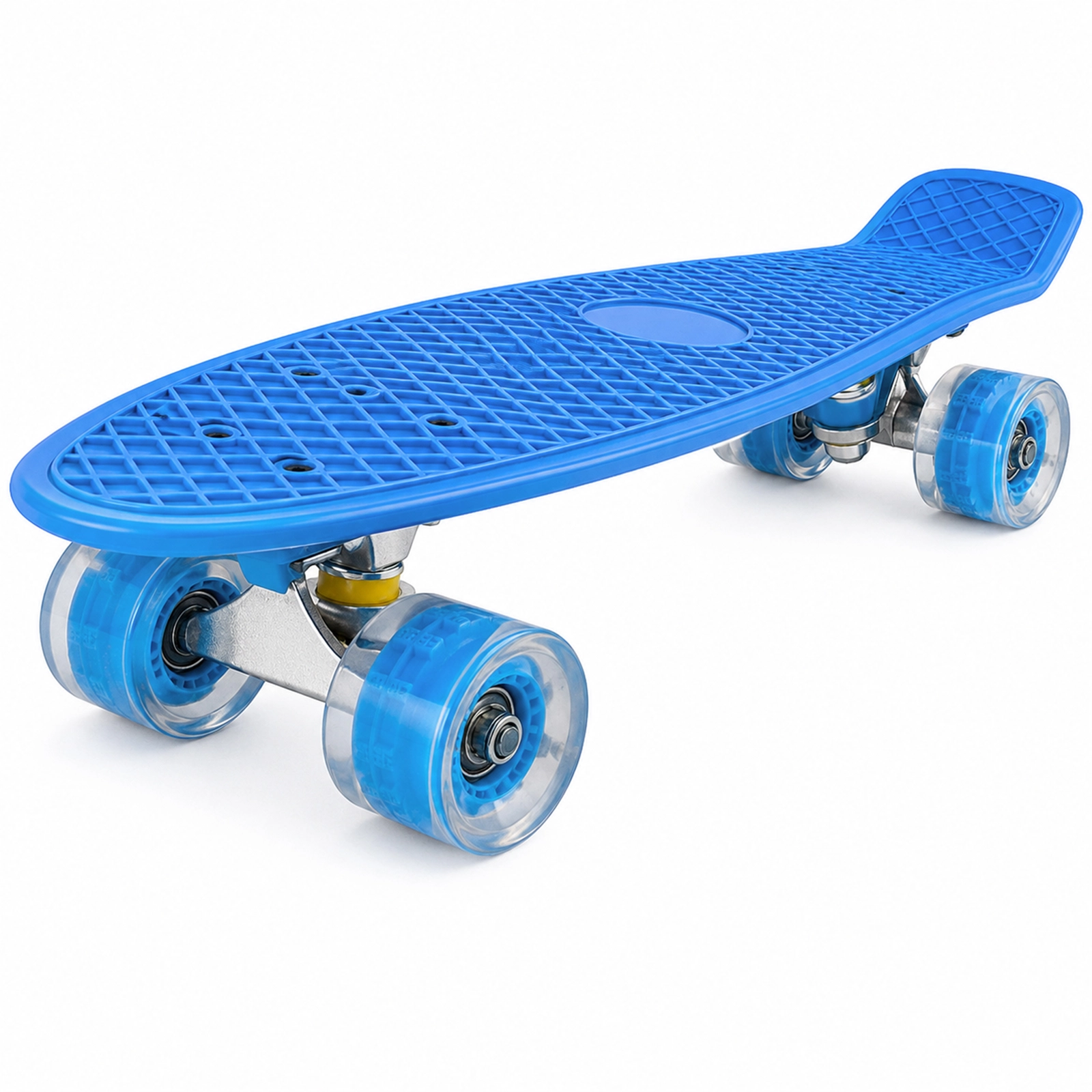 FISZKA DESKOROLKA FISHBOARD DLA DZIECKA ŚWIECĄCE KOŁA LED 56x15CM 82A RGB