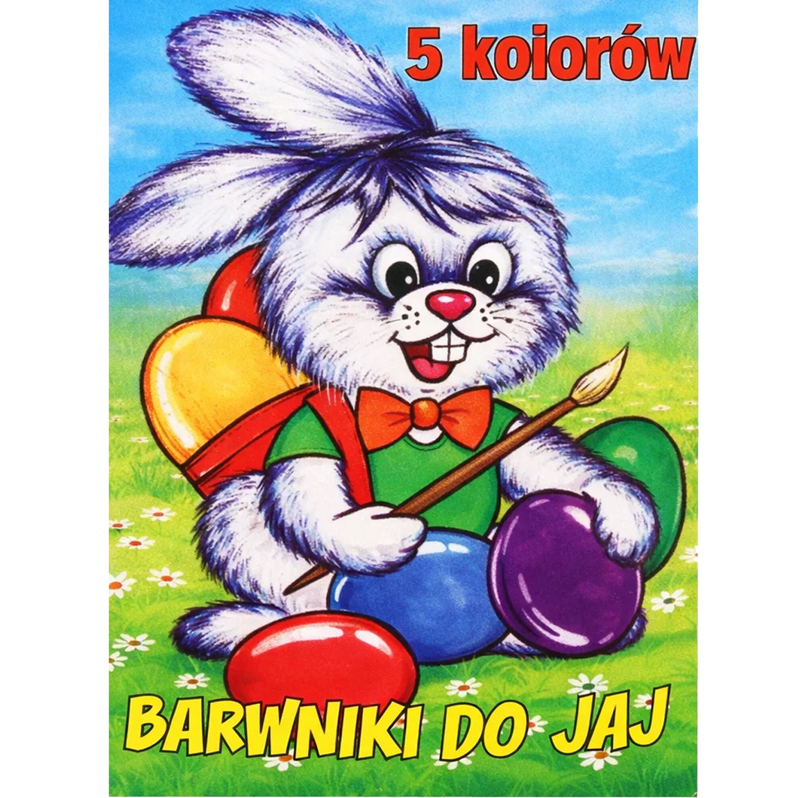 BARWNIKI SPOŻYWCZE DO JAJEK 5 KOLORÓW PISANKI MALOWANIE JAJ WIELKANOC