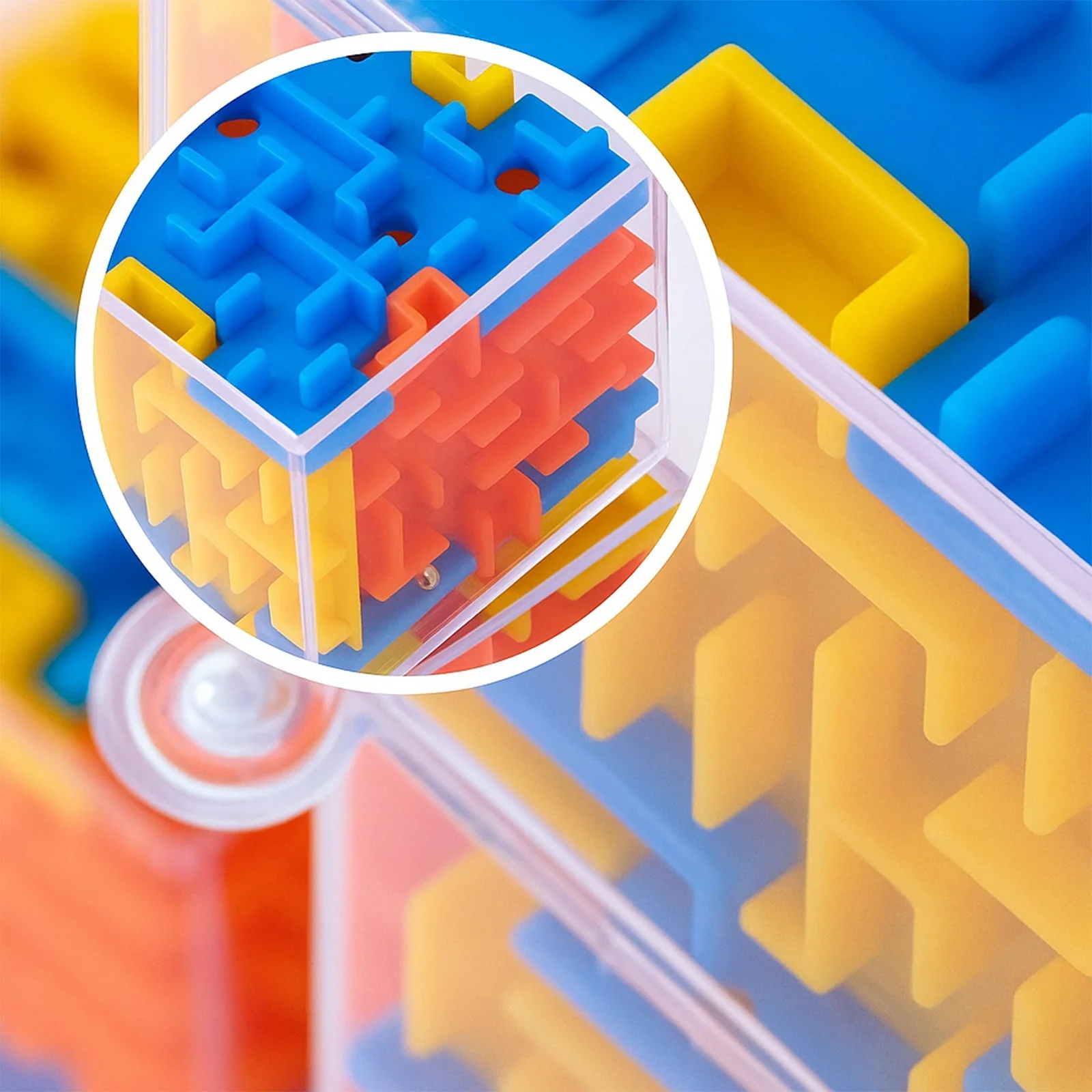 KOSTKA 3D CUBE LABIRYNT KULKOWY GRA LOGICZNA ZRĘCZNOŚCIOWA UPOMINEK ZABAWKA