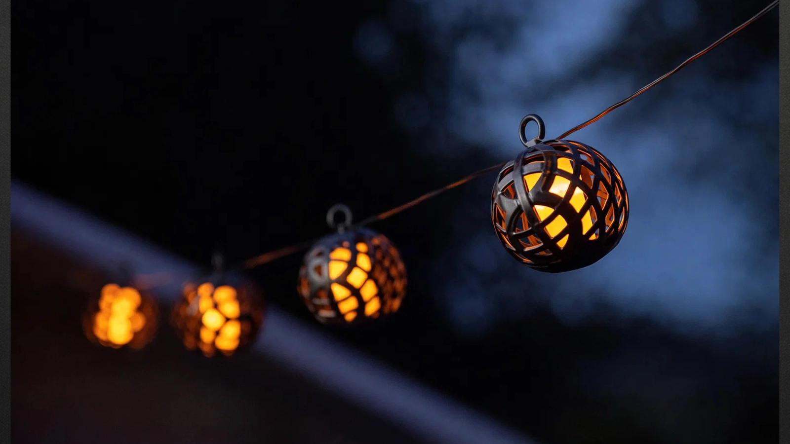 GIRLANDA OGRODOWA ŚWIETLNA SOLARNA PŁOMIEŃ TARAS BALKON LOFT LAMPKI 10SZT