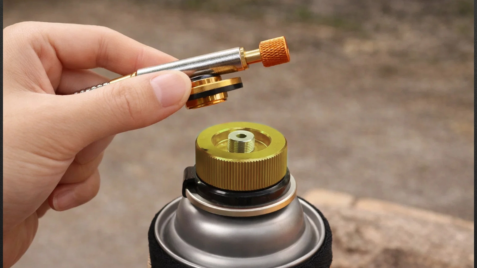 ADAPTER DO BUTLI KARTUSZA GAZU NABOJU GAZOWEGO GWINT PRZEJŚCIÓWKA 7/16