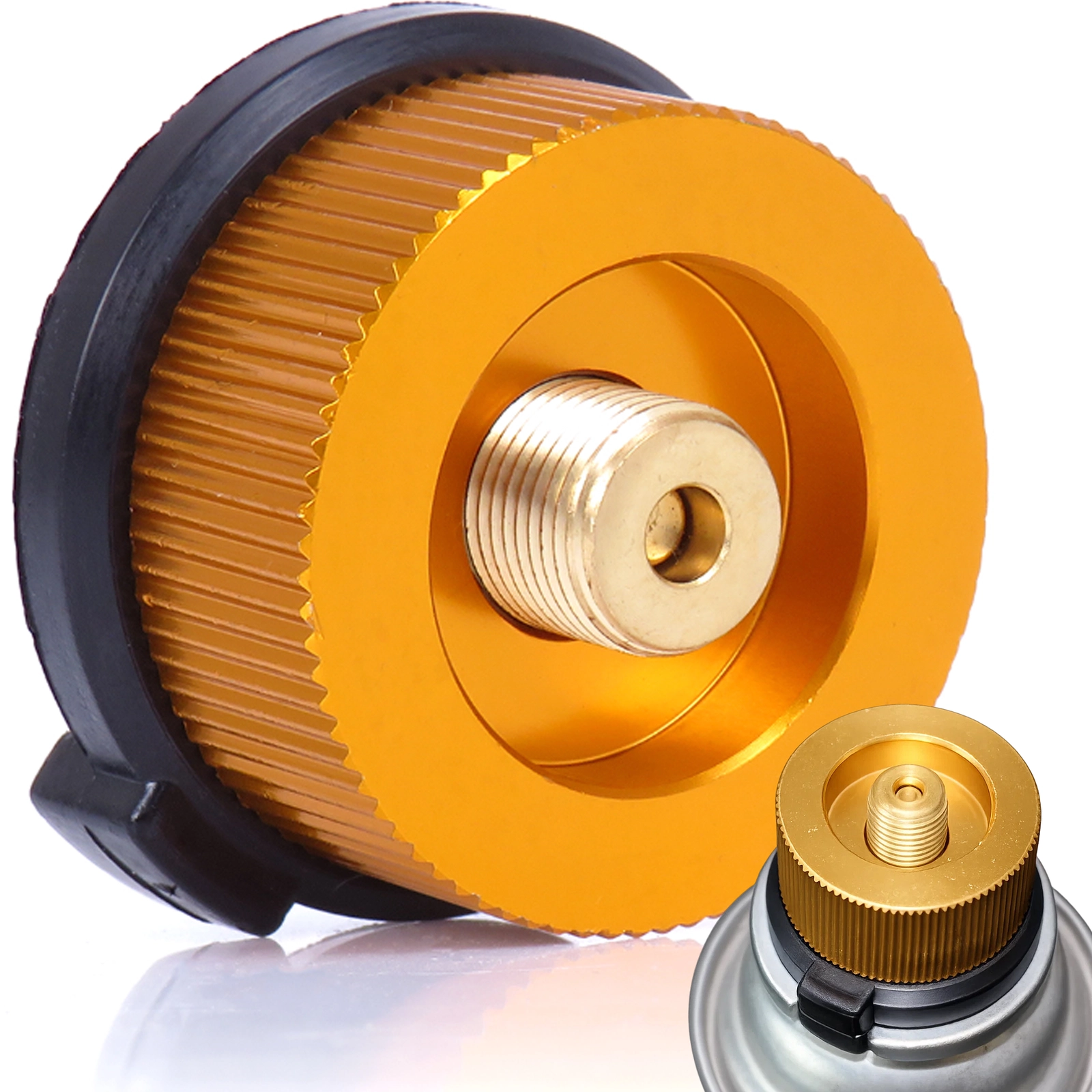 ADAPTER DO BUTLI KARTUSZA GAZU NABOJU GAZOWEGO GWINT PRZEJŚCIÓWKA 7/16