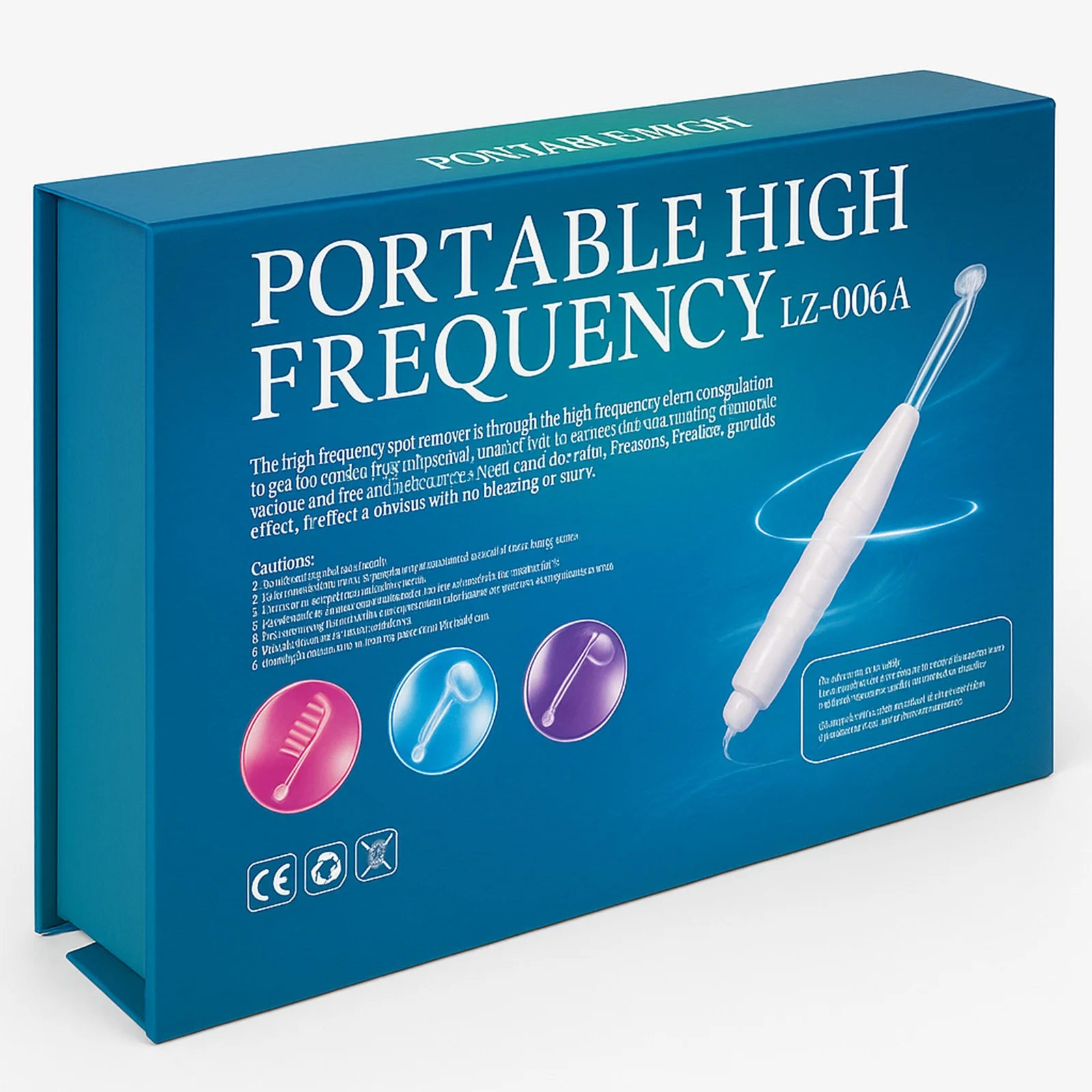 DARSONVAL 4 ELEKTRODY DERMA