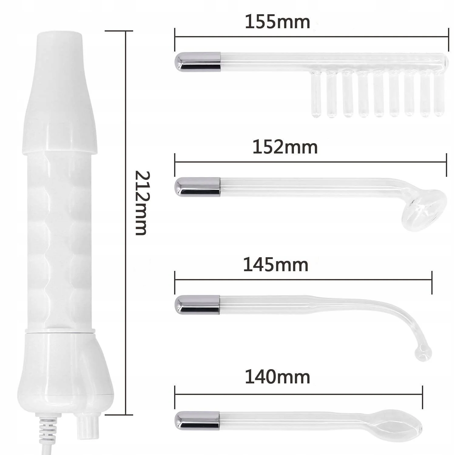 VEZO DARSONVAL 4 ELEKTRODY DERMA