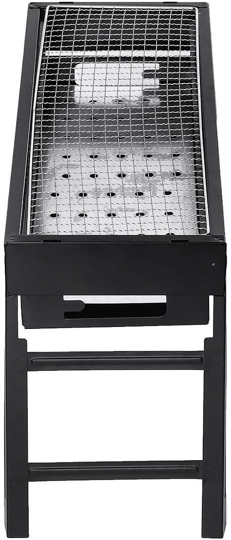 GRILL TURYSTYCZNY SKŁADANY OGRODOWY PRZENOŚNY KEMPINGOWY WĘGLOWY DUŻY 60CM