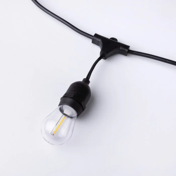 GIRLANDA OGRODOWA ŁAŃCUCH ŚWIETLNY 10 LED E27 10M