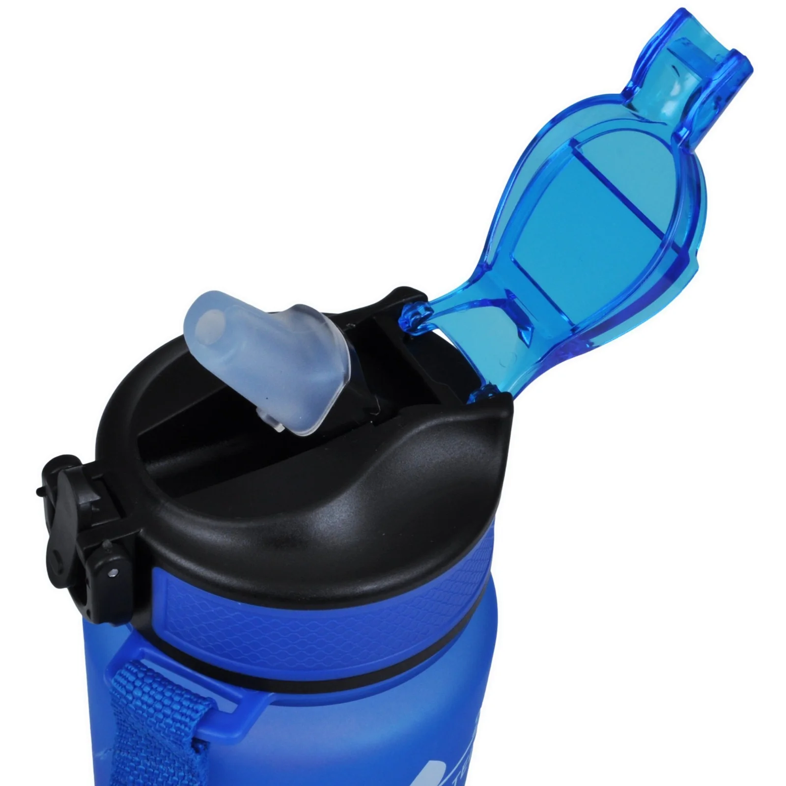 BUTELKA MOTYWACYJNA NA WODĘ 1000ML BIDON Z MIARKĄ SIŁOWNIA FITNESS 1L